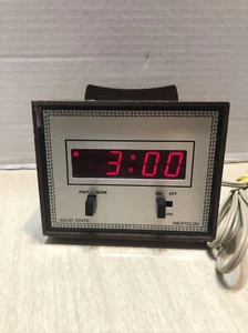 Vintage Westclox by Talley LED Dunmar Model 22604 Alarm Clock USA Tested Works - Picture 1 of 7