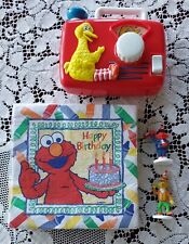 Vintage Sesame Street Sealed Napkins Cake Toppers Music Box Elmo Bert Ernie