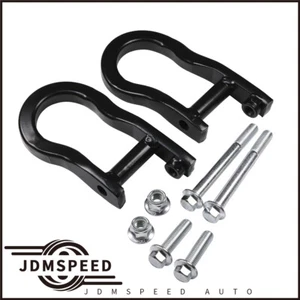 Front Recovery Tow Hook 84072463 For Chevy Silverado GMC Sierra 1500 07-19 BLACK - Picture 1 of 10