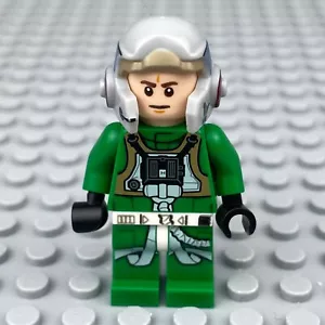 LEGO Star Wars Rebel Pilot A-Wing Minifigure Jake Farrell sw0819 75175 75247 - Picture 1 of 5