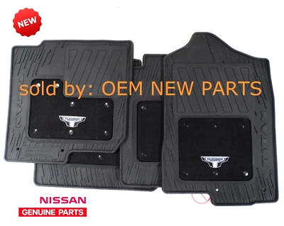 2016-2024 Nissan Titan Floor Mat OEM Rubber Weather Platinum Reserve 999E1W4C00 - Image 1 of 4
