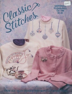 Victorian Pleasures Duplicate Stitch Leaflet Classic Stitches 108 Sue Hillis - Image 1 of 4