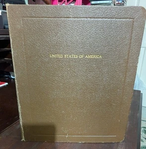 US Stamp COLLECTION 1932-1952 ON HOMEMADE ALBUM PAGES + 15 Full Sheets - Picture 1 of 24