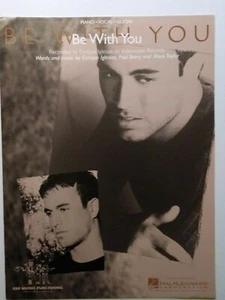 1999 Be With You Enrique Iglesias Photo Cover Latin Sheet Music NOS P/Vocal/G - Picture 1 of 4