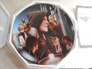 Star Wars OBI WAN KENOBI Plate Hamilton Heros and Villains Collection - Picture 1 of 4