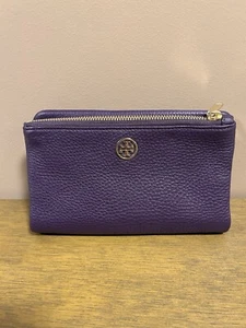 TORY BURCH Mini Robinson Foldover Crossbody Bag PURPLE IRIS - Picture 1 of 5