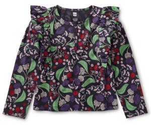 TEA COLLECTION Scottish Thistle Ruffle Top NWT Girls 12 - Picture 1 of 2