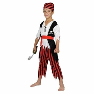 Boys Shipwreck Pirate Fancy Dress Book Week Kids Costume Outfit Age 3-10 Seas - Picture 1 of 7