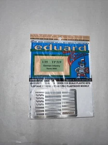 Eduard 1/35 Photoetched Decal TP 519 German Infantry Ranks WWII - Picture 1 of 2