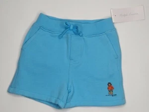$40 Polo RALPH LAUREN Unisex BABY Infant 9 Months SHORTS Beach Bear Logo 9M NWT - Picture 1 of 12
