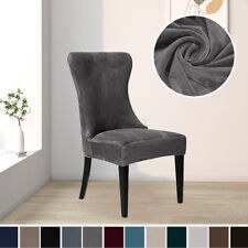 Velvet Dining Chair Cover Seat Cover Anti-dirty Chair Protective Case Seat Case