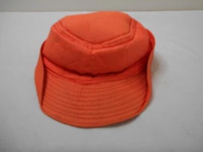 Sombrero de caza Harvard diseñado por N. Rice naranja brillante/hecho en Estados Unidos/hombres talla grande Foto 1 de 4