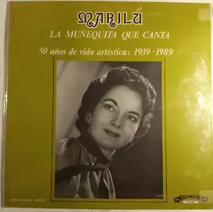 DOCUMENTAL SERIES, MARILU -LA MUÑEQUITA QUE CANTA- 1989 MEXICAN LP, BOLERO - Imagen 1 de 5