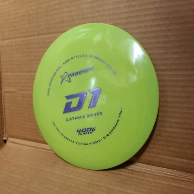 NEW Prodigy D1 400G green w/lavender foil distance driver 174 grams - Image 1 of 4