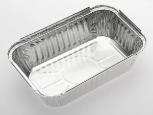 100 Aluschalen rechteckig 510 ml Aluschale To Go Allzweckschale OHNE DECKEL - Bild 1 von 1