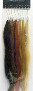 Balmain Paris Hair Extension HUMAN Hair Stylist's Color Swatch - Foto 1 di 1