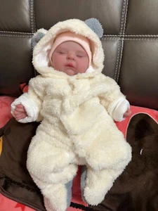 19 in Muñeca Renacida Pesada Bebé Recién Nacido Realista Niño Niña Hecho a Mano Arte Juguetes Regalo - Imagen 1 de 11