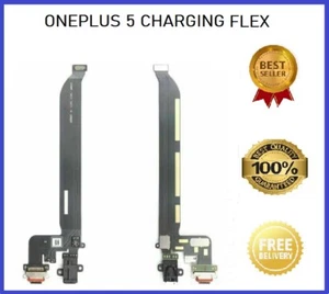 For OnePlus 5 A5000 Charging Port Dock Connector & Headphone Jack Flex UK STOCK - Picture 1 of 1