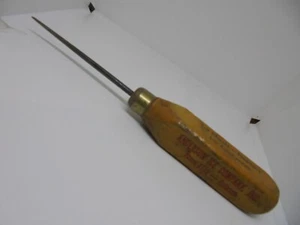 Raccoglighiaccio con manico in legno Anderson Ice Company AdVert anni 50-70 - Foto 1 di 10