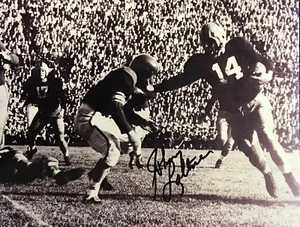 Johnny Lattner Autographed 8x10 Photo Notre Dame Fighting Irish - Picture 1 of 1