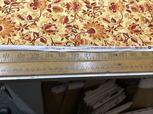 Makower -521-Sarasa- Floral-100% Cotton - Picture 1 of 6