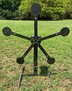 AR500 Portable Texas Star “No Weld” Reactive Steel Shooting Target - 6in Paddles - Picture 1 of 9