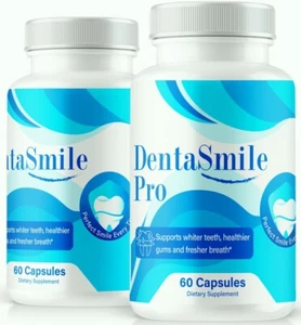 (2 Pack) DentaSmile Pro, Denta Smile Dental Support Pills for Healthy Gums - Picture 1 of 8