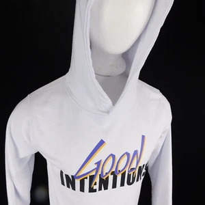 Vlone x NAV Good Intentions Blanco Hombres Sudadera con Capucha Pullover Sudadera Paloma Talla M - Imagen 1 de 13