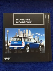 Mini Cooper Clubman, Cooper D, Cooper S Clubman Prospekt 2007 - Bild 1 von 6