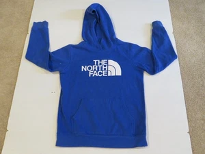 North Face Hoodie Sweatshirt Jungen Large blau Fleecepullover großes Logo 14/16 - Bild 1 von 6