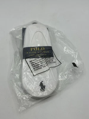 NUEVO POLO RALPH LAUREN 3 PARES I CALCETINES ANTIDESLIZANTES BLANCO TALLA 9-11 Foto 1 de 3