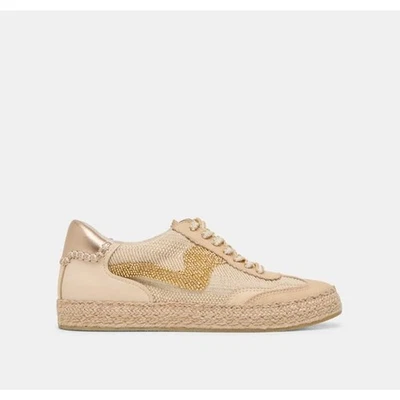 dolce vita Notice Espadrille Bead Sneakers Gold Multi Burlap US 6 CREAM VNOTIC10 - Image 1 of 4