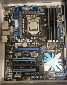 ASUS P7P55D-E LGA1156 Intel Core i5 760 8GB DDR3 RAM working read description - Picture 1 of 4