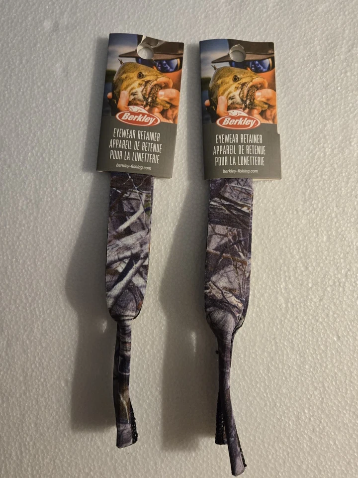 (2) BERKLEY RETENTOR DE ÓCULOS CAMUFLADO DE NEOPRENE (NOVO) - Imagem 1 de 1