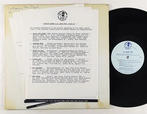 V/A "U.K. Buzz #001" LP Thirsty Ear John Peel w/ Inserts Depeche Mode, New Order - Picture 1 of 2