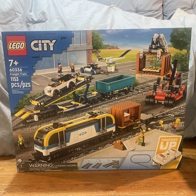 LEGO 60336 CITY: Freight Train - 1,153 pcs -New & Factory Sealed RETIRED +60205! - Image 1 of 3