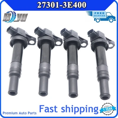 27301-3E400 New for Hyundai Santa Fe Kia Rondo 2007-2011 2.4L 2.7L Ignition Coil - Image 1 of 4