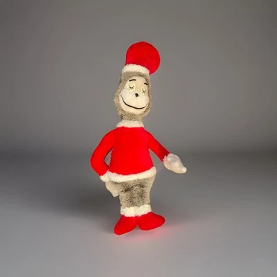 Juguete de peluche Dr. Seuss Grinch 1979 vintage Eden Toys dos caras Foto 1 de 4