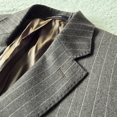 Abrigo Blazer Chaqueta Deportivo Lauren Ralph Lauren Para Hombres Lana Rayas 41R | Calce Ajustado Foto 1 de 4