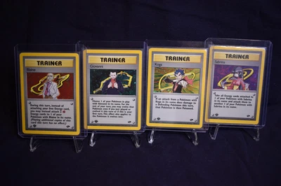 Pokémon Gym Challenge 1st Edition Trainer Holos – NM – All Character Trainers - Image 1 of 4