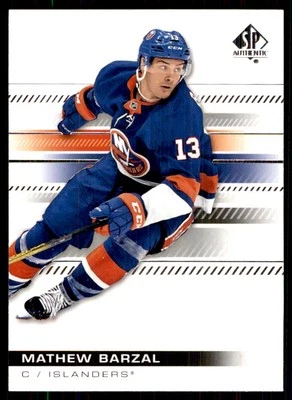 2019-20 SP Authentic Mathew Barzal New York Islanders #93 - Image 1 of 2