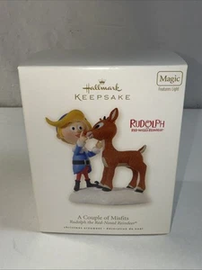 Hallmark Rudolph Reindeer A Couple of Misfits Ornament Rare 2008 New - Picture 1 of 6
