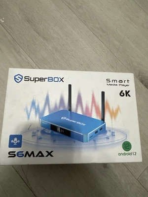 SuperBox S6 Max Android 12 TV Box 6K UHD Smart Media Player with Voice Control - Image 1 of 3