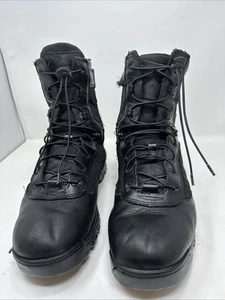 Bates Size 13 Extra Wide Mens Tactical 8" Military Size Zip Black Boots E02261 - Picture 1 of 18