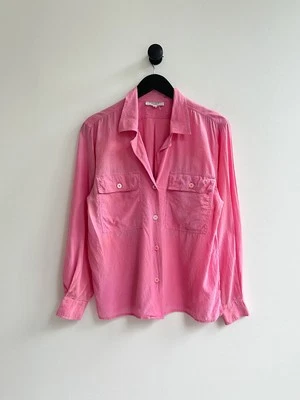 Vintage Yves Saint Laurent YSL Pink Shirt Blouse Size M Womens - Image 1 of 4