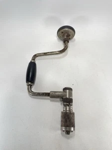 Vtg Stanley 2101A 10” Hand Cranking Hand-drill W/ Adjustable Jaw - Picture 1 of 14