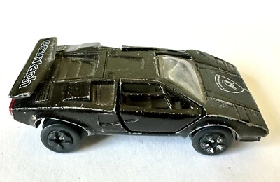 Vintage 1980 PlayArt Lamborghini Countach LP 500S Black - Doors Open - 1:64 - Image 1 of 4