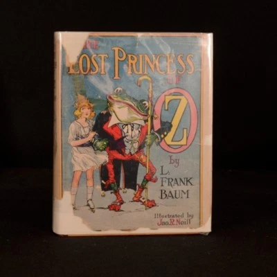 c1940 The Lost Princess of Oz L Frank Baum Dustwrapper John R Neill Childrens - Image 1 of 4