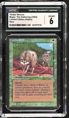 MTG Alpha Timber Wolves CGC 6 (1142) Graded Power - Image 1 of 2