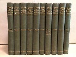10 Vols STORIES BY FOREIGN AUTHORS 1898 3French 2German Spanish Russian Polish&2 - Picture 1 of 6